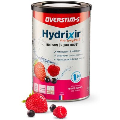Overstims - Hydrixir Antioxydant 600 g. Fruits Rouges - Boisson - Publicité Overstims - Hydrixir Antioxydant 600 g. Fruits Rouges - Boisson - Publicité
