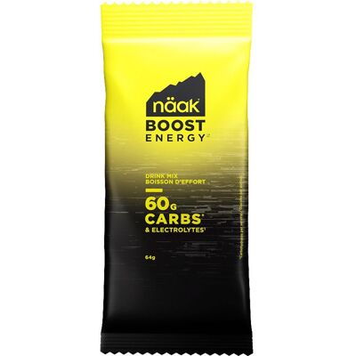 Naak - Boost Energy Drink Mix 64 g. Neutre - Boisson - Publicité Naak - Boost Energy Drink Mix 64 g. Neutre - Boisson - Publicité