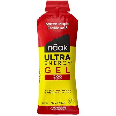 Naak - Ultra Energy Gel 57 g. Salted Maple - Gel Energétique - Publicité Naak - Ultra Energy Gel 57 g. Salted Maple - Gel Energétique - Publicité