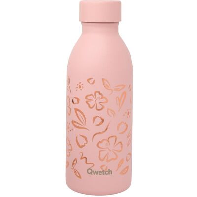 Qwetch - Icon 500ml Rose Pastel - Gourde - Publicité Qwetch - Icon 500ml Rose Pastel - Gourde - Publicité