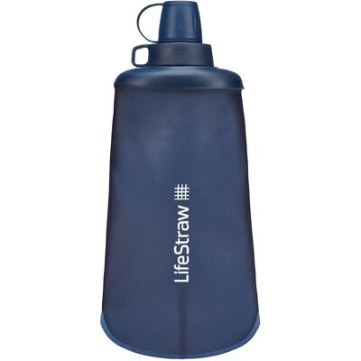 LifeStraw - Collapsible Squeeze Bottle 650ml Mountain Blue - Gourde - Publicité LifeStraw - Collapsible Squeeze Bottle 650ml Mountain Blue - Gourde - Publicité