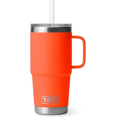 Yeti - Rambler 25 Oz (739 ml) Straw Mug Papaya - Mug - Publicité Yeti - Rambler 25 Oz (739 ml) Straw Mug Papaya - Mug - Publicité