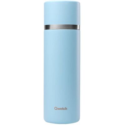 Qwetch - Thermo 750 ml Pastel Bleu - Mug - Publicité Qwetch - Thermo 750 ml Pastel Bleu - Mug - Publicité