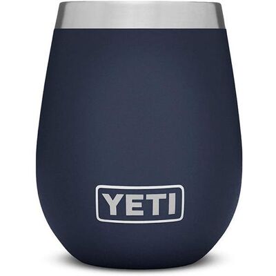 Yeti - Rambler 10 Oz Wine Tumbler Navy - Verre - Publicité Yeti - Rambler 10 Oz Wine Tumbler Navy - Verre - Publicité