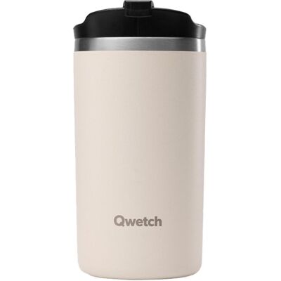 Qwetch - Travel Mug 240 ml Matt Sable - Mug - Publicité Qwetch - Travel Mug 240 ml Matt Sable - Mug - Publicité