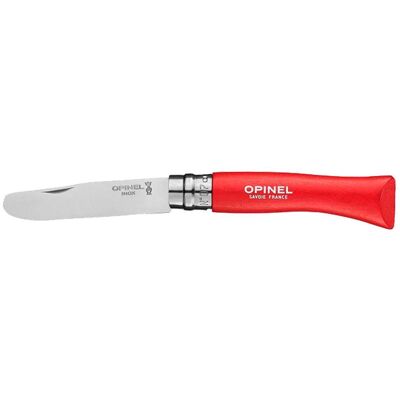 Opinel - Mon Premier Opinel N°7 Rouge - Couteaux - Publicité Opinel - Mon Premier Opinel N°7 Rouge - Couteaux - Publicité