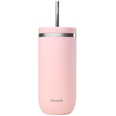 Qwetch - Cold Cup 600 ml Pastel Rose - Mug - Publicité Qwetch - Cold Cup 600 ml Pastel Rose - Mug - Publicité
