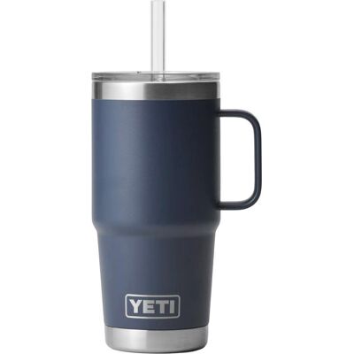 Yeti - Rambler 25 Oz (739 ml) Straw Mug Navy - Mug - Publicité Yeti - Rambler 25 Oz (739 ml) Straw Mug Navy - Mug - Publicité