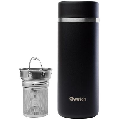 Qwetch - Théière Isotherme 400 ml Matt Noir - Mug - Publicité Qwetch - Théière Isotherme 400 ml Matt Noir - Mug - Publicité