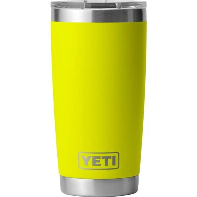 Yeti - Rambler 20 Oz (591 ml) Tumbler Firefly Yellow - Mug - Publicité Yeti - Rambler 20 Oz (591 ml) Tumbler Firefly Yellow - Mug - Publicité