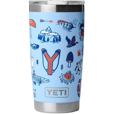 Yeti - Rambler 20 Oz (591 ml) Tumbler Big Sky Summer Camp - Mug - Publicité Yeti - Rambler 20 Oz (591 ml) Tumbler Big Sky Summer Camp - Mug - Publicité