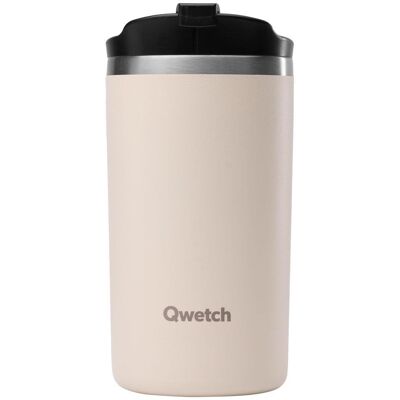 Qwetch - Travel Mug 350 ml Matt Sable - Mug - Publicité Qwetch - Travel Mug 350 ml Matt Sable - Mug - Publicité