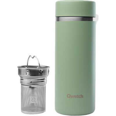 Qwetch - Théière Isotherme 400 ml Matt Vert Tilleul - Mug - Publicité Qwetch - Théière Isotherme 400 ml Matt Vert Tilleul - Mug - Publicité