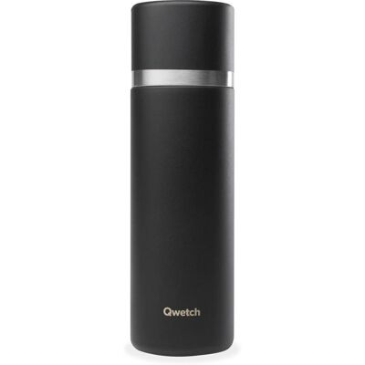 Qwetch - Thermo 750 ml Matt Noir - Mug - Publicité Qwetch - Thermo 750 ml Matt Noir - Mug - Publicité