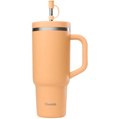 Qwetch - Travel Cup 900 ml Pastel Abricot - Mug - Publicité Qwetch - Travel Cup 900 ml Pastel Abricot - Mug - Publicité