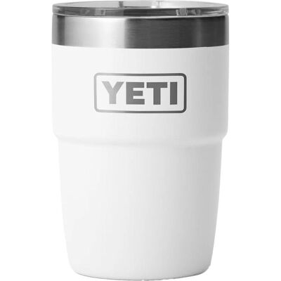 Yeti - Rambler 8 Oz (236 ml) Cup Ms White - Verre - Publicité Yeti - Rambler 8 Oz (236 ml) Cup Ms White - Verre - Publicité