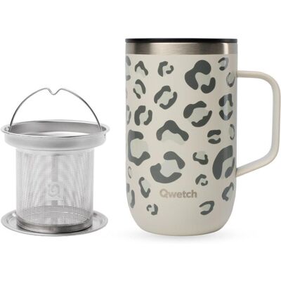 Qwetch - Mug Tisanière 470 ml Wild Sable - Mug - Publicité Qwetch - Mug Tisanière 470 ml Wild Sable - Mug - Publicité