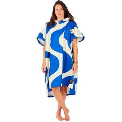 After Essentials - Swim Club Ondulations Blue - Poncho de bain - Publicité After Essentials - Swim Club Ondulations Blue - Poncho de bain - Publicité