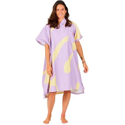 After Essentials - Swim Club Splash Yellow Lila - Poncho de bain - Publicité After Essentials - Swim Club Splash Yellow Lila - Poncho de bain - Publicité