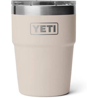 Yeti - Rambler Stackable Cup 16 Oz (473 ml) Tumbler Cape Taupe - Verre - Publicité Yeti - Rambler Stackable Cup 16 Oz (473 ml) Tumbler Cape Taupe - Verre - Publicité