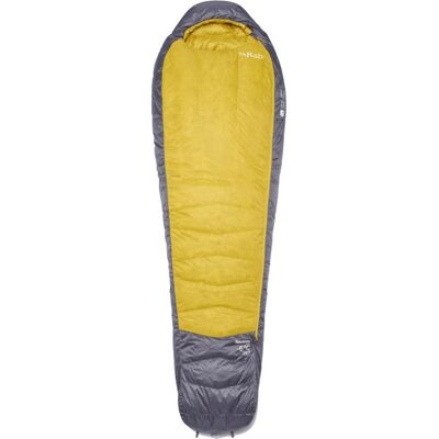 RAB - Neutrino -6C / 20F Graphene Dark Pollen - Long Left Zip - Sac de couchage - Publicité RAB - Neutrino -6C / 20F Graphene Dark Pollen - Long Left Zip - Sac de couchage - Publicité