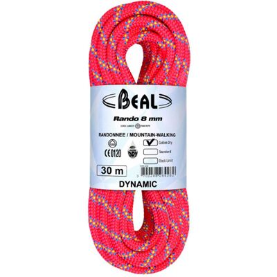 Corde d'escalade dynamique Beal Rose Rando 8MM 30M - Corde d'escalade - Publicité Corde d'escalade dynamique Beal Rose Rando 8MM 30M - Corde d'escalade - Publicité
