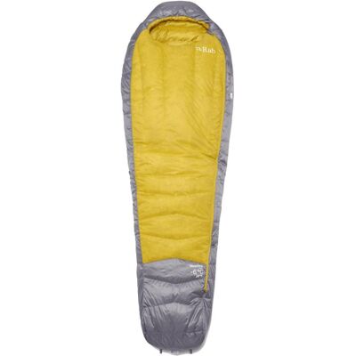 RAB - Neutrino -6C / 20F Womens Zinc Dak Pollen - Regular Left Zip - Sac de couchage - Publicité RAB - Neutrino -6C / 20F Womens Zinc Dak Pollen - Regular Left Zip - Sac de couchage - Publicité