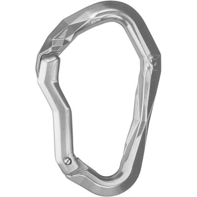 Grivel - Stealth - K16B Bent Gate Silver - Mousqueton - Publicité Grivel - Stealth - K16B Bent Gate Silver - Mousqueton - Publicité