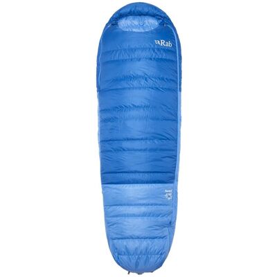 RAB - Ascent -6C / 20F Womens Dark Bluebird Bluebird - Regular Left Zip - Sac de couchage - Publicité RAB - Ascent -6C / 20F Womens Dark Bluebird Bluebird - Regular Left Zip - Sac de couchage - Publicité