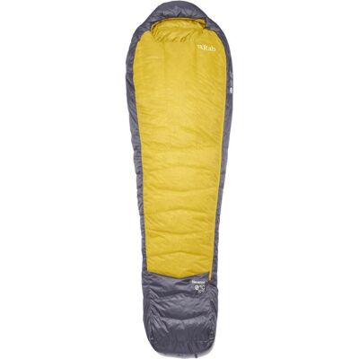 RAB - Neutrino 0C / 32F Graphene Dark Pollen - Regular Left Zip - Sac de couchage - Publicité RAB - Neutrino 0C / 32F Graphene Dark Pollen - Regular Left Zip - Sac de couchage - Publicité