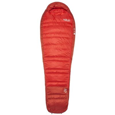RAB - Alpine -6C / 20F Dark Horizon Tuscan Red - Regular Left Zip - Sac de couchage - Publicité RAB - Alpine -6C / 20F Dark Horizon Tuscan Red - Regular Left Zip - Sac de couchage - Publicité
