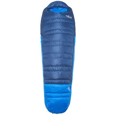 RAB - Ascent 0C / 32F Tempest Blue Maya Blue - Regular Left Zip - Sac de couchage - Publicité RAB - Ascent 0C / 32F Tempest Blue Maya Blue - Regular Left Zip - Sac de couchage - Publicité