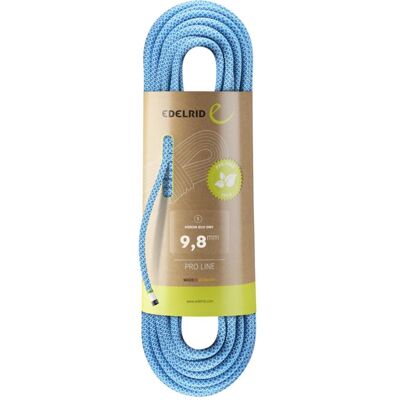 Edelrid Heron Eco Dry 9,8 mm - corde simple Bleu Clair 80 m - Publicité Edelrid Heron Eco Dry 9,8 mm - corde simple Bleu Clair 80 m - Publicité