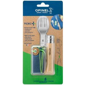 Opinel - N°8 Picnic Set Blister Hêtre - Couteaux