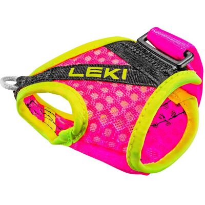 Leki - Shark Frame Strap Mesh Neon Pink Neon Yellow - SML - Dragonne - Publicité Leki - Shark Frame Strap Mesh Neon Pink Neon Yellow - SML - Dragonne - Publicité