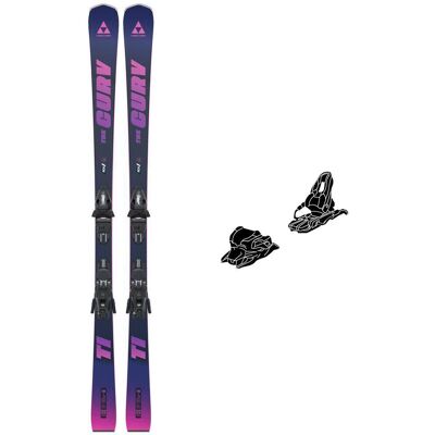 Fischer - Pack Ski The Curv Ti Ws Twin Powerrail - 171 + Rs10 Gw Powerrail Br.78 Solid Black Black - Ski - Publicité Fischer - Pack Ski The Curv Ti Ws Twin Powerrail - 171 + Rs10 Gw Powerrail Br.78 Solid Black Black - Ski - Publicité