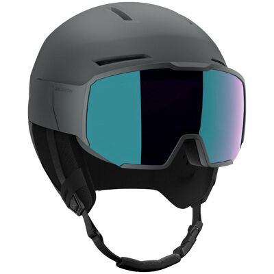 Salomon OSMO Sigma Sky Blue - Casque à Visor - Équipement de Ski - Publicité Salomon OSMO Sigma Sky Blue - Casque à Visor - Équipement de Ski - Publicité