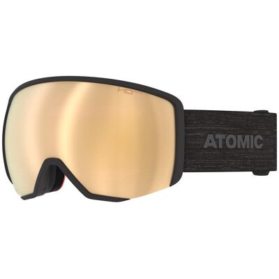 Atomic - Revent L Hd Photo Black Amber Gold Hd - Masque de Ski - Publicité Atomic - Revent L Hd Photo Black Amber Gold Hd - Masque de Ski - Publicité
