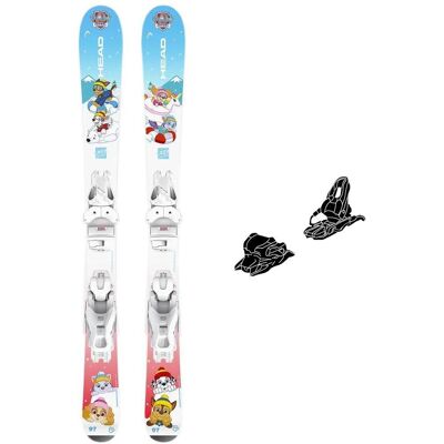 Head - Pack Ski Paw Patrol Jrs - 97 + Jrs 4.5 Gw Ca Br 80 White - Ski - Publicité Head - Pack Ski Paw Patrol Jrs - 97 + Jrs 4.5 Gw Ca Br 80 White - Ski - Publicité