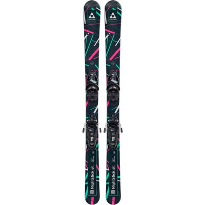 Fischer - Pack Ski Nightstick Jr (91-121) - 101 + Fs4 Gw Ca Jrs Br.80 Solid Black Black - Ski - Publicité Fischer - Pack Ski Nightstick Jr (91-121) - 101 + Fs4 Gw Ca Jrs Br.80 Solid Black Black - Ski - Publicité