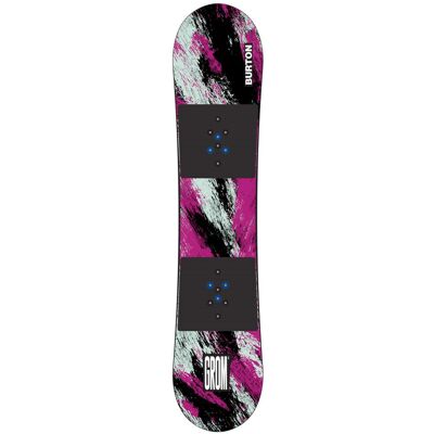 Burton - Pack Planche Snowboard Grom Purple Teal - 110 + Grom - Planche Snowboard - Publicité Burton - Pack Planche Snowboard Grom Purple Teal - 110 + Grom - Planche Snowboard - Publicité