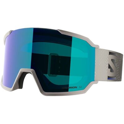 Salomon - S/View 3 Rainy Day Multilayer Mid Blue - Masque de Ski - Publicité Salomon - S/View 3 Rainy Day Multilayer Mid Blue - Masque de Ski - Publicité