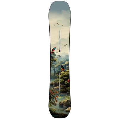 Burton - Pack Planche Snowboard Custom Jungle - 158W + Mission Black - Planche Snowboard - Publicité Burton - Pack Planche Snowboard Custom Jungle - 158W + Mission Black - Planche Snowboard - Publicité