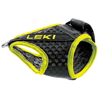 Leki - Shark Frame Strap Mesh Black Neon Yellow - MLXL - Dragonne - Publicité Leki - Shark Frame Strap Mesh Black Neon Yellow - MLXL - Dragonne - Publicité