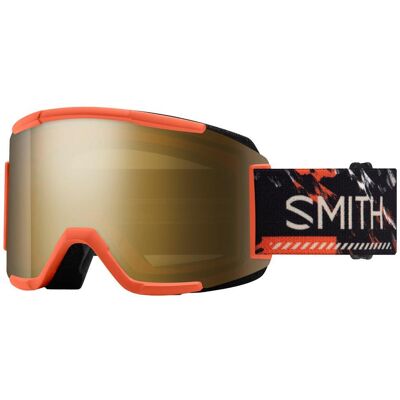 Smith - Squad Cinder Chop Up Chromapop Sun Black Gold Mirror + Clear - Masque de Ski - Publicité Smith - Squad Cinder Chop Up Chromapop Sun Black Gold Mirror + Clear - Masque de Ski - Publicité