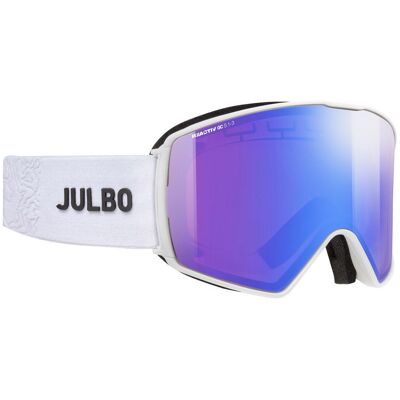 Julbo - Launcher Blanc Family Series Reactiv 1-3 Glare Control - Masque de Ski - Publicité Julbo - Launcher Blanc Family Series Reactiv 1-3 Glare Control - Masque de Ski - Publicité