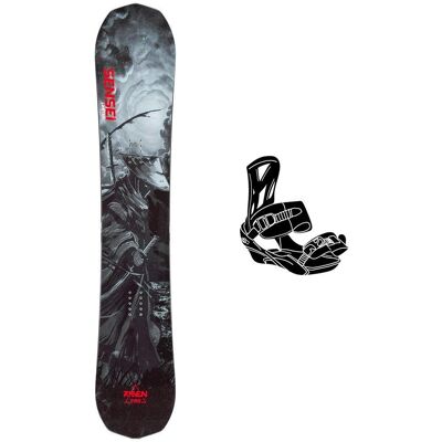 Raven - Pack Planche Snowboard Sensei Limited - 162W + King - Planche Snowboard - Publicité Raven - Pack Planche Snowboard Sensei Limited - 162W + King - Planche Snowboard - Publicité