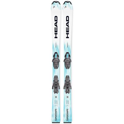 Head - Pack Ski Supershape Jrs (130-160) - 140 + Jrs 7.5 Gw Ca Br.78 Solid Black Space Blue - Ski - Publicité Head - Pack Ski Supershape Jrs (130-160) - 140 + Jrs 7.5 Gw Ca Br.78 Solid Black Space Blue - Ski - Publicité