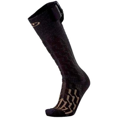 Therm-Ic - Powersock Heat Fusion Black Gold - 39-41 - Chaussettes de ski - Publicité Therm-Ic - Powersock Heat Fusion Black Gold - 39-41 - Chaussettes de ski - Publicité