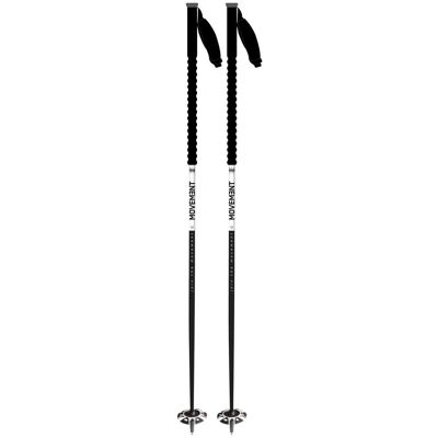 Movement - Freeski One Black White - 145 - Bâton - Publicité Movement - Freeski One Black White - 145 - Bâton - Publicité